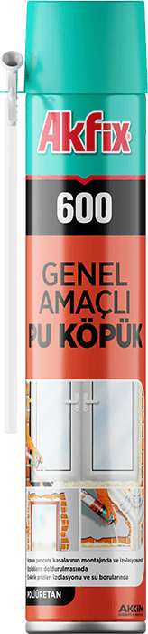 600 GENEL AMAÇLI POLİÜRETAN KÖPÜK — Akfix