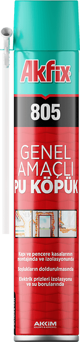 805 GENEL AMAÇLI POLİÜRETAN MONTAJ KÖPÜĞÜ — Akfix