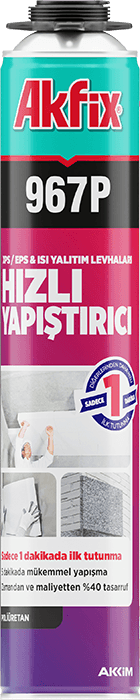 967P PROFESYONEL HIZLI YAPIŞTIRICI KÖPÜK — Akfix