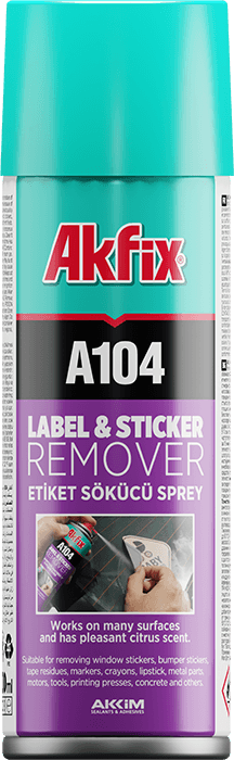A104 ETİKET SÖKÜCÜ SPREY — Akfix