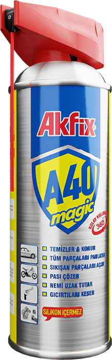 A40 KOROZYON ÖNLEYİCİ, YAĞLAYICI VE ÇOK AMAÇLI KORUYUCU — Akfix