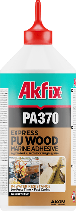 PA370 PU EKSPRES AHŞAP TUTKALI (DENİZ TUTKALI) — Akfix