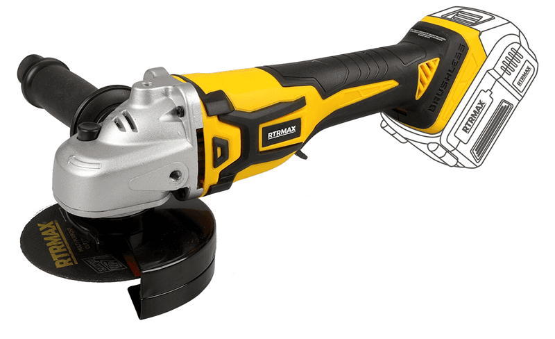 RTX2055B - AKÜLÜ AVUÇ TAŞLAMA KÖMÜRSÜZ 115MM 8.500RPM *AKÜSÜZ* X-LION — Rtrmax