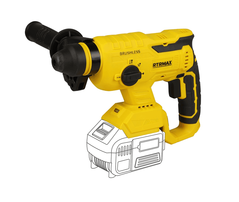 RTX2095 - AKÜLÜ KIRICI-DELİCİ KÖMÜRSÜZ 2.2J 22MM 2x4 Ah AKÜ X-LION — Rtrmax