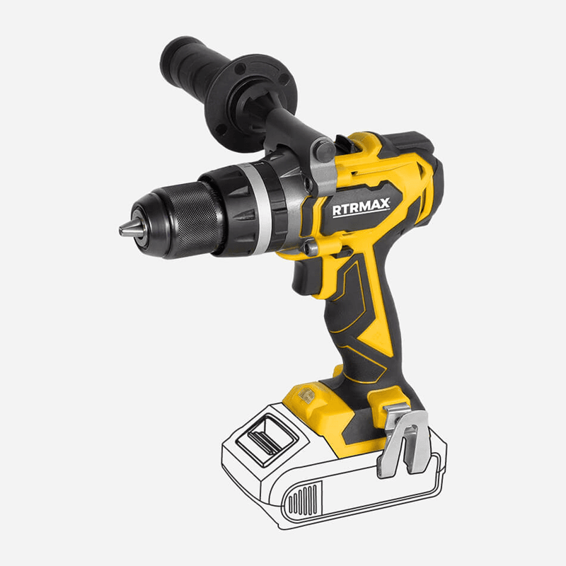 RTX3010B - AKÜLÜ DARBELİ MATKAP KÖMÜRSÜZ 70Nm *AKÜSÜZ* X-LION — Rtrmax