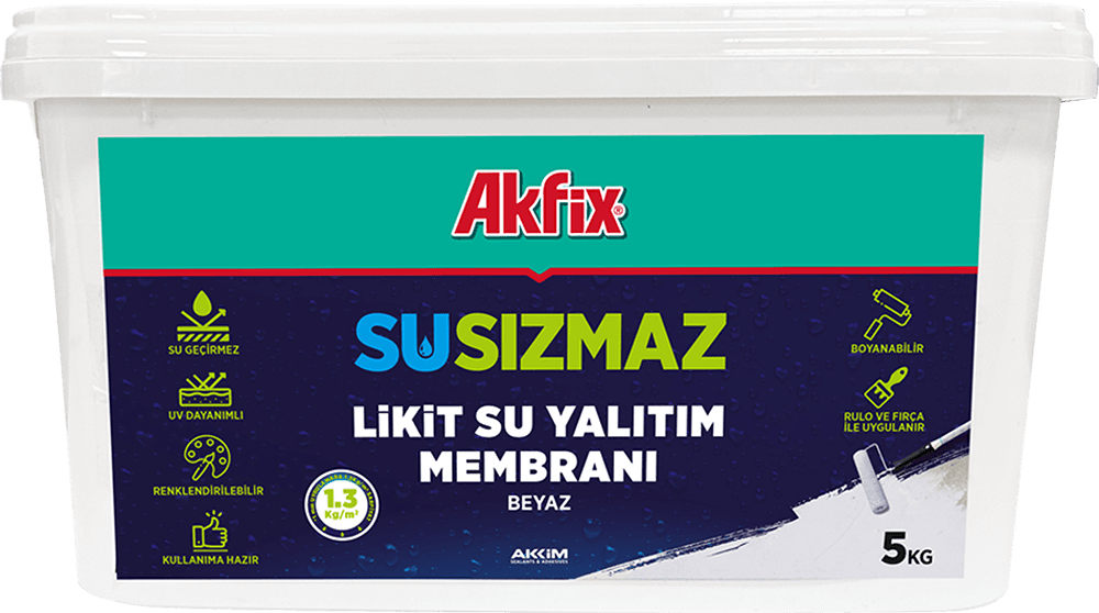SU SIZMAZ LİKİT SU YALITIM MEMBRANI — Akfix